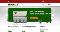 Desktop Screenshot of energxindia.com