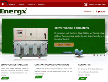 Tablet Screenshot of energxindia.com